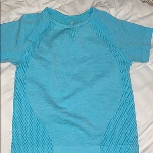 Nvgtn blue cropped shirt XS